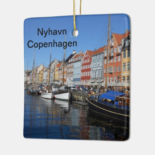 Nyhavn Copenhagen Kerstboom Ornament (Links)