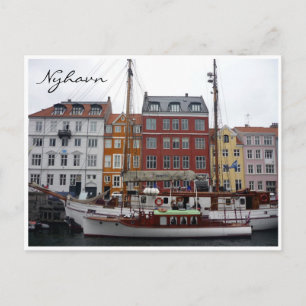 nyhavn denemarken briefkaart