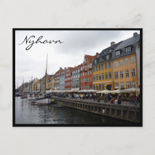 NYHAVN Denemarken kleuren Briefkaart