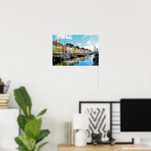 Nyhavn District, Denmark, Poster (Thuiskantoor)