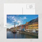 Nyhavn, Kopenhagen Briefkaart (Voorkant / Achterkant)