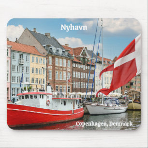 Nyhavn Kopenhagen Denemarken Muismat