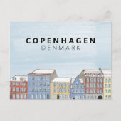 Nyhavn Kopenhagen Denmark Scandinavia Modern Briefkaart (Voorkant)