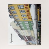 nyhavn kopenhagen legpuzzel (Verticaal)