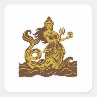 Nyi Roro Kidul Vierkante Sticker