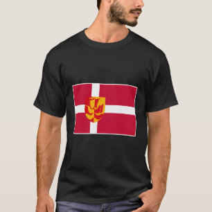 Nykã Falster Flag Kleding Nationale Pride Souv T-shirt