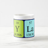 Nylah nom de table périodique tasse (Centre)