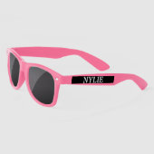 Nylie Diamonds Plastic Zonnebril (Links)