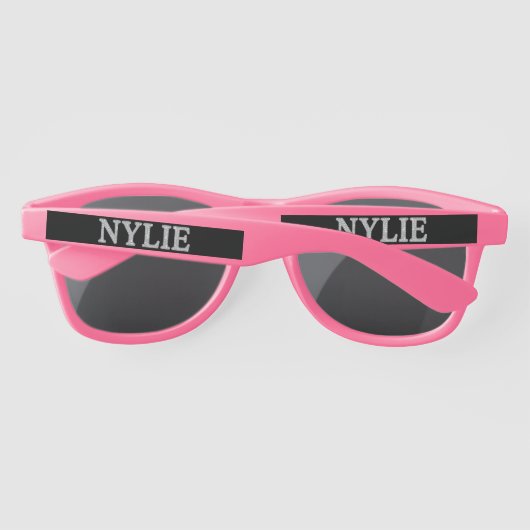 Nylie Diamonds Plastic Zonnebril (Achterkant)