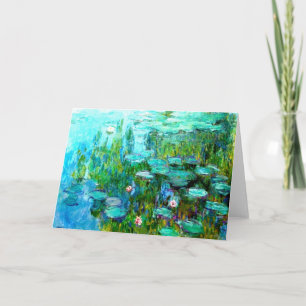 Nymfeeën van Claude Monet Notecard Kaart