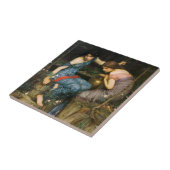 Nymfen die het hoofd van Orpheus Tile vinden Tegeltje (Zijkant)