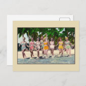  nymfen tropisch strand Florida Briefkaart (Voorkant / Achterkant)
