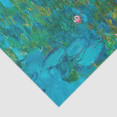 Nymfen van Monet, impressionistisch echt schilderi Tissuepapier (Detail)