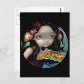 "Nymph met een Cuttlefish-Briefkaart" Briefkaart (Voorkant / Achterkant)