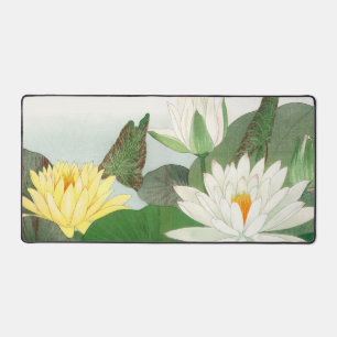Nymphaea lotus, gravure sur bois japonaise, 1917