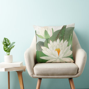 Nymphaea lotus, Japanse houtsnede, 1917 Kussen