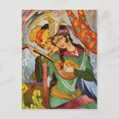 Nymphe avec carte postale (Devant)