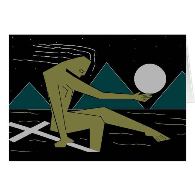 Nymphe avec croix (Devant horizontal)