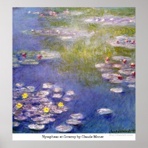 Nympheas bij Giverny door Claude Monet Poster