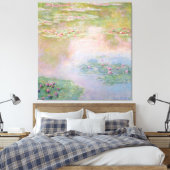Nymphéas  canvas afdruk (Insitu (Slaapkamer))