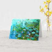 Nympheas par Carte pour notes Claude Monet (Fleur jaune)