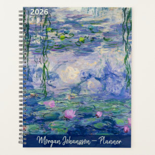 Nymphéas par Monet Texte personnalisé