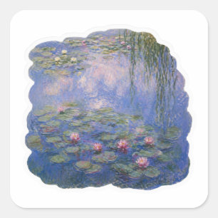 Nymphéas Style Monet Autocollant d'Art Fin