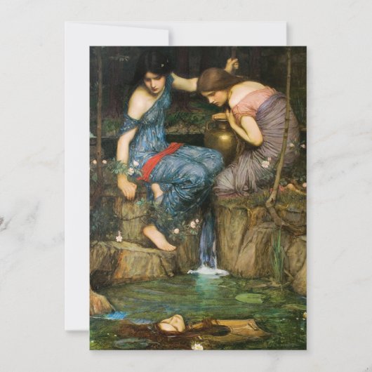 Nymphes à la recherche du chef d'Orphée Invitation (Devant)