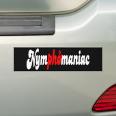 Nymphomaniac Bumpersticker (Op auto)