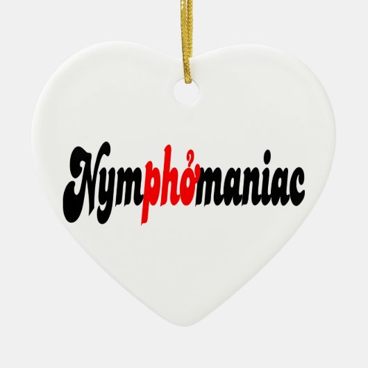 Nymphomaniac Keramisch Ornament (Voorkant)