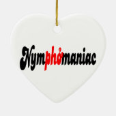 Nymphomaniac Keramisch Ornament (Achterkant)