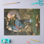 Nymphs die het hoofd van de ontkoppeling van Orphe Tissuepapier (Craft)