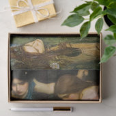 Nymphs die het hoofd van de ontkoppeling van Orphe Tissuepapier (Geschenk)