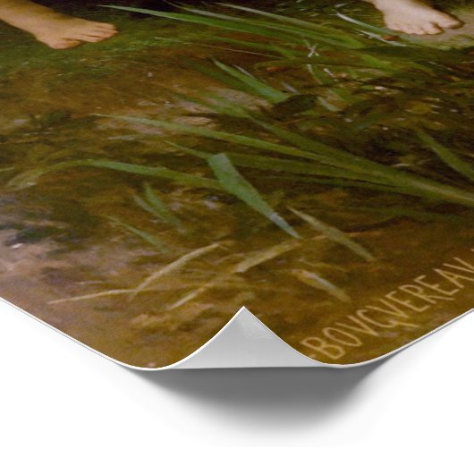 Nymphs en Satyr, William-Adolphe Bouguereau Poster (Hoek)