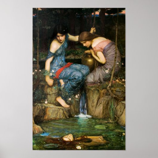 Nymphs Finding the Head of Orpheus Poster (Voorkant)