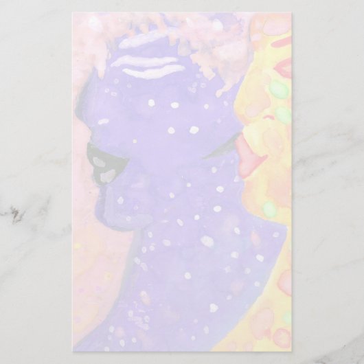 Nymphs Folk Art van AnyaC Briefpapier (Voorkant)