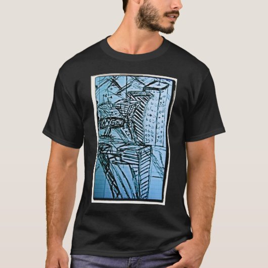 nyse schets 2 t-shirt (Voorkant)