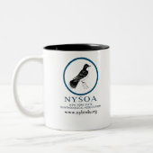 NYSOA Mug à café à deux tons (Gauche)