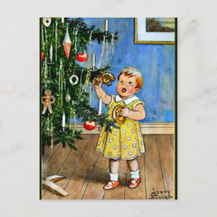 Nystrom - Meisje van de kerstboom, Briefkaart