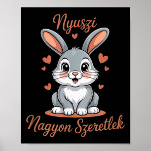 Nyuszi, Mijn Konijn - Szeretlek, Ik Hou van Jou!  Poster