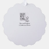 Nyx en Hespera (nacht en dag) Oudgrieks Ornament Kaart (Achterkant)