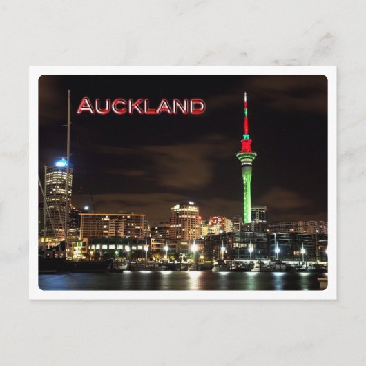 NZ Auckland - Sky Tower - Briefkaart (Voorkant)