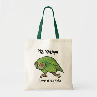 NZ Kakapo Canvas tas