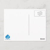 NZ Kiwi / Silver Fern Emblem Briefkaart (Achterkant)