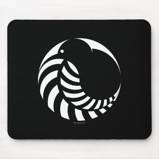 NZ Kiwi / Silver Fern Emblem Muismat (Voorkant)