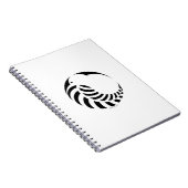 NZ Kiwi / Silver Fern Emblem Notitieboek (Rechterzijde)