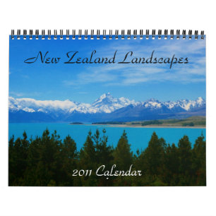 NZ-landschappen 2011-kalender Kalender
