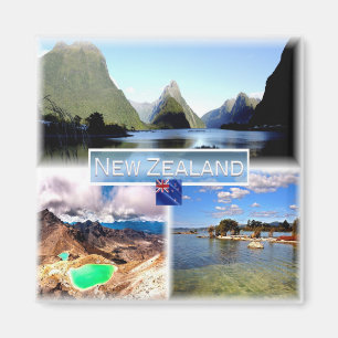 NZ Milford Sound - Emerald Lakes - Lake Rotorua Magneet