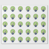 NZ-muziek Kiwi drumming Cadeaupapier (Vlak)