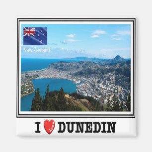 NZ - Nieuw-Zeeland - Dunedin - I Love Magneet